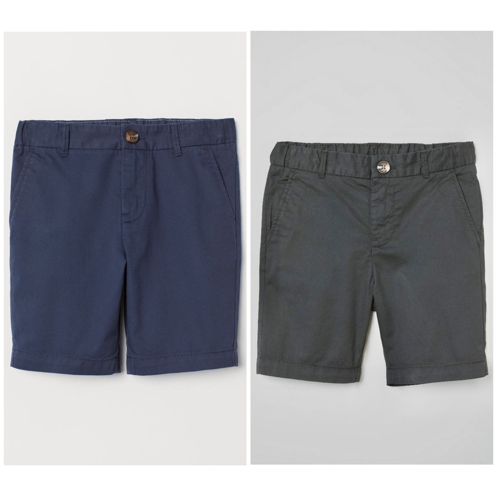 2 H&M Chino Shorts Boys Size 3T Neutral Bundle Little Kid 3 Years Bundle Set
